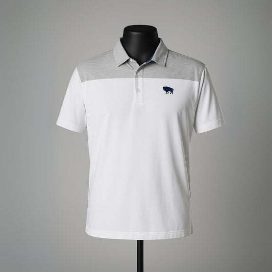 The Comfy-Cool™ Polo — White Glacier