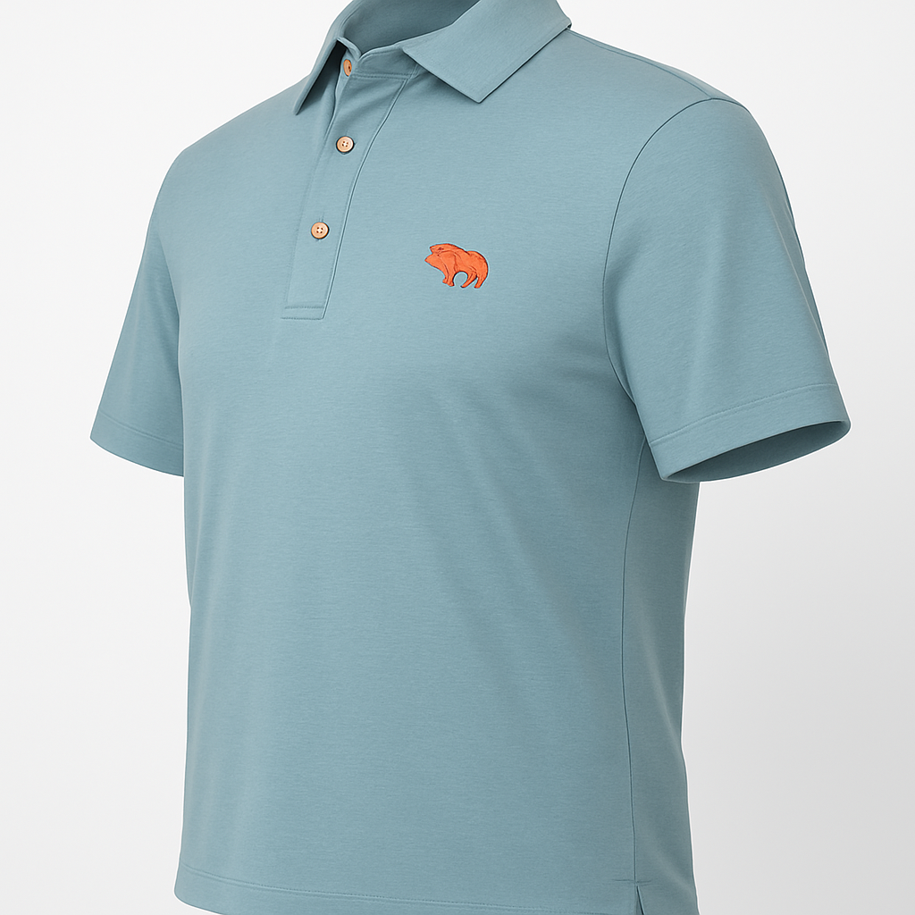 The Comfy-Cool™ Polo — Coastal Fog