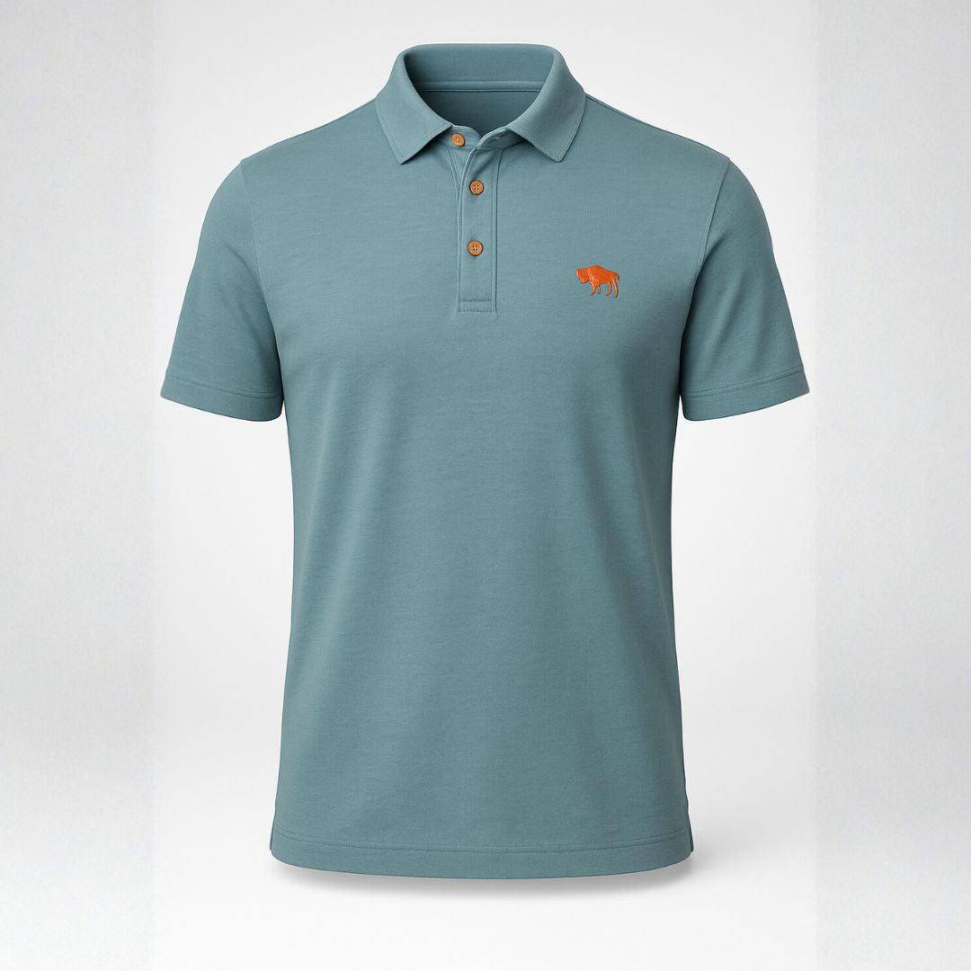 The Comfy-Cool™ Polo — Coastal Fog